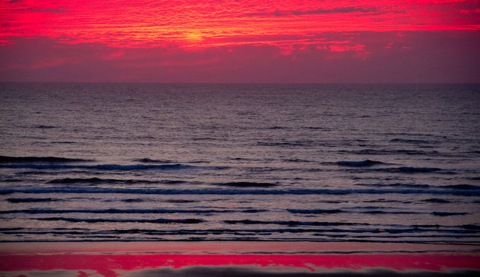 Red beach!