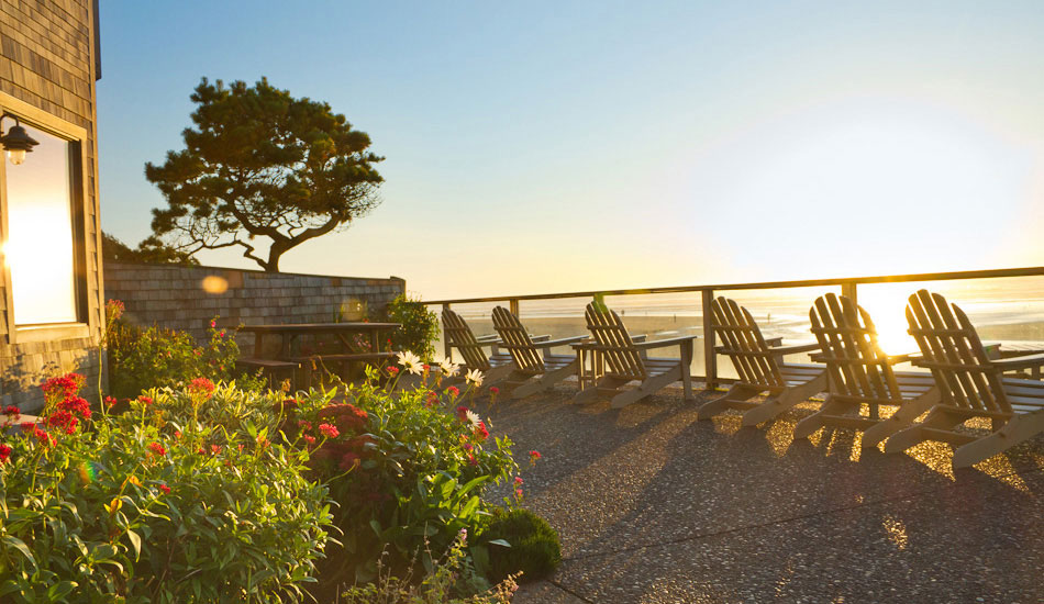 Sunset terrace!